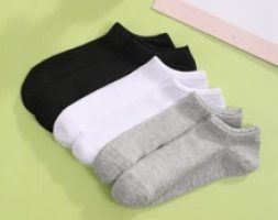 6pairs Solid Ankle Socks