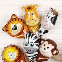 6pcs Cartoon Animal Balloon