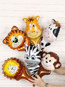 6pcs Cartoon Animal Balloon