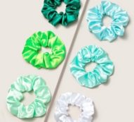 6pcs Colorful Satin Scrunchie