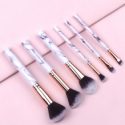 6pcs Marble Pattern Handle Makeup Brush