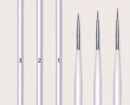 6pcs Nail Art Drawing Pen Set