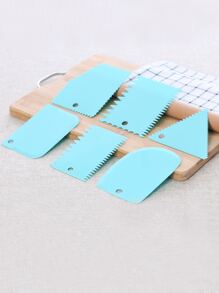 6pcs Plastic Baking Scraper