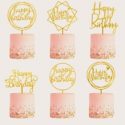 6pcs Random Birthday Cake Topper