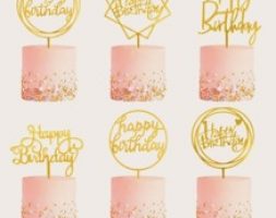 6pcs Random Birthday Cake Topper