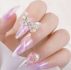 6pcs Random Color Butterfly Shaped Nail Art Decoration