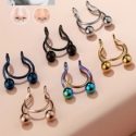 6pcs Stainless Steel Nose Ring