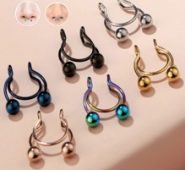 6pcs Stainless Steel Nose Ring