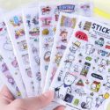 6sheets Cartoon Graphic Random Sticker