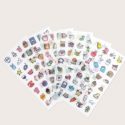 6sheets Cartoon Graphic Sticker