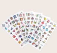 6sheets Cartoon Graphic Sticker