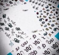 6sheets Snake Pattern Nail Art Sticker
