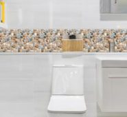 6sheets Stone Print Tile Sticker