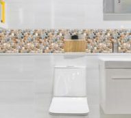 6sheets Stone Print Tile Sticker