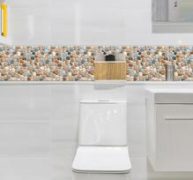 6sheets Stone Print Tile Sticker