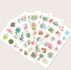 6sheets Succulent Plant Print Sticker