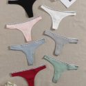 7pack Letter Graphic Tape Panty Set