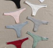 7pack Letter Graphic Tape Panty Set
