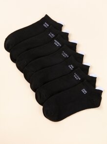 7pairs Letter Graphic Ankle Socks