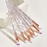 7pcs Glitter Handle Eyebrow Brush