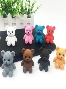 8pcs Bear Shaped Art Decoration