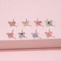 8pcs Butterfly Stud Earrings