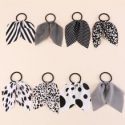 8pcs Polka Dot Print Knot Hair Tie