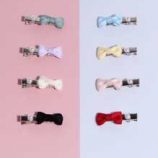 8pcs Random Color Bow Hair Clip