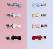 8pcs Random Color Bow Hair Clip