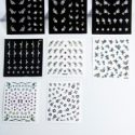 8sheets Butterfly & Flower Nail Art Sticker