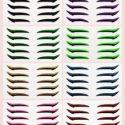 8sheets Glitter Eyeliner Tattoo Sticker