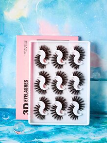 9pairs Extra Long False Eyelashes