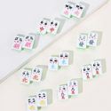 9pcs Cartoon Graphic Hair Clip