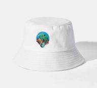 Alien Pattern Bucket Hat