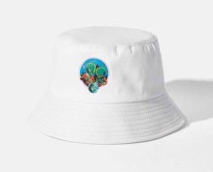 Alien Pattern Bucket Hat