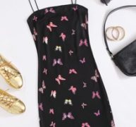 All Over Butterfly Print Cami Dress