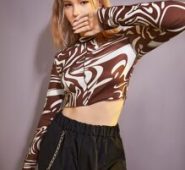 All Over Print Crop Tee