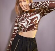 All Over Print Crop Tee