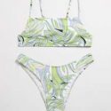 Allover Print Bikini Swimsuit