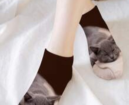 Animal Print Ankle Socks