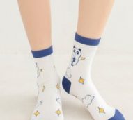 Animal Print Crew Socks