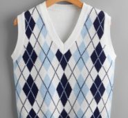 Argyle Pattern Sweater Vest
