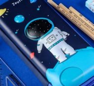 Astronaut Print Pencil Bag