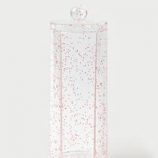 BASIC LIVING Exclusive Cotton Pad Organizer-Rose Gold Glitter
