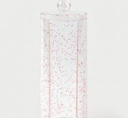 BASIC LIVING Exclusive Cotton Pad Organizer-Rose Gold Glitter