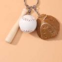 Baseball Charm Keychain