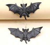 Bat Design Drop Earrings