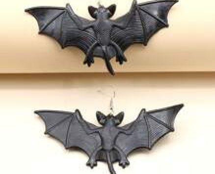 Bat Design Drop Earrings