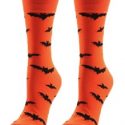 Bat Print Crew Socks