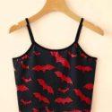 Bat Print Crop Cami